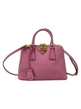 PRADA Promenade Pink Saffiano Lux (Leather) Handbag bran-437-090325